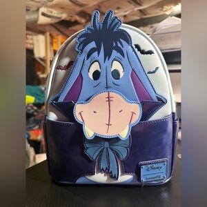 Loungefly Disney Eeyore Backpack - Blue and Purple